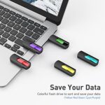 Aiibe 128GB USB Flash Drive 5 Pack - Thumb Drive USB 2.0 Memory Sticks Jump - Image 2