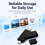 USB Flash Drive 256GB, 2-in-1 Type-C and USB-A Thumb Drive - Image 2