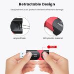 KOOTION Flash Drive 64 GB USB 3.0 Flash Drive Thumb Drive Retractable 64G Memory - Image 2