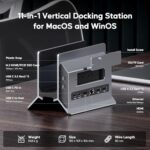 MacBook Pro Air Docking Station, Vertical USB C Laptop Docking Station with M.2 - Image 2