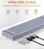 Mukiya 5-in-1 USB C Hub Adjustable Aluminum Laptop Stand - Image 2