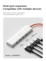 Hagibis USB-C Hub, 5 in 1 Multiport USB C Splitter Ultra Slim Heat Dissipation - Image 2