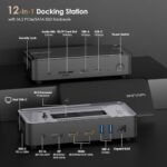 WAVLINK Laptop Docking Station 3 Monitors(Max Resolution - Image 2