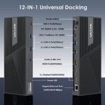 WAVLINK Docking Station 3 Monitors, 12-in-1 DisplayLink Docking Station with - Image 2