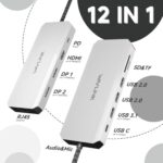 Laptop Docking Station,WAVLINK Triple Monitors Dock,Dual DisplayPort,HDMI - Image 2