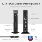 Plugable Universal Laptop Docking Station Dual HDMI Monitor for Windows and Mac - Image 2