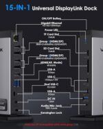 WAVLINK Docking Station 3 Monitors, Triple 4K@60Hz for MacBook - Image 2