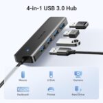 UGREEN USB 3.0 Hub, 4 Ports USB A Splitter Ultra-Slim USB Expander, 0.5 ft - Image 2