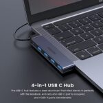 MOGOOD USB C to USB Hub 4 Ports USB Multiport Adapter - Image 2