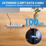 EJAY 4 Port USB3.0 and USB-C HUB for PC,Laptop,MacBook Pro etc - Image 2