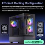 Okinos Aqua 6 Infinity, ATX PC Case, 3 × 120mm Infinity ARGB PWM Fans - Image 2
