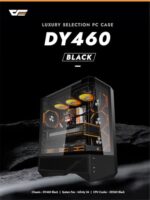 darkFlash DY460 ATX Full Tower PC Case, 4 ARGB Fans, High Airflow,Black - Image 2