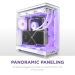 NZXT H6 Flow RGB Mid-Tower Airflow Case with 3 RGB Fans, Panoramic Glass Panels - Image 2