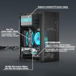 Micro ATX case, Mini itx case with USB3.0, USB2.0 I/O Port,&Standard ATX PSUs - Image 2