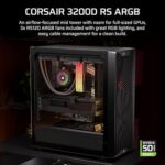 CORSAIR 3200D RS ARGB Mid-Tower PC Case – 3X RS120 ARGB PWM Fans Included - Image 2