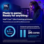 Intel® CoreTM Ultra 9 Processor 285K 24 cores (8 P-cores + 16 E-cores) up to 5.7 - Image 2