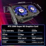 GPVHOSO RTX 2060 8GB Super Graphics Card 256Bit GDDR6 with Ray Tracing - Image 2