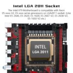 X79 S7 Gaming Motherboard for Intel LGA 2011 Socket Xeon E5 Series CPUs - Image 2