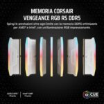 CORSAIR Vengeance RGB RS DDR5 16GB (2x8GB) Up to 5200MHz AMD Intel RAM - Image 2