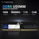 Timetec 16GB DDR5 5600MHz PC5-44800 Unbuffered Non-ECC 1.1V CL46 1Rx8 Sinlge - Image 2