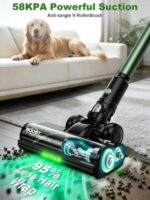 Cordless Vacuum Cleaner, 500W 55KPa 10-in-1 Self-Standing Stick Vacuum with - Image 2