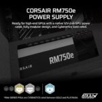 CORSAIR RM850e (2025) Fully Modular Low-Noise ATX Power Supply with 12V-2x6 - Image 2