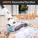 Tikom V500 Cordless Vacuum Cleaner for Home, 40000Pa/450W Stick Vacuum with LED - Image 3