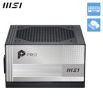 MSI PRO A1000PL PCIE5, Fully Modular Gaming 1000W Power Supply, 80+ Platinum - Image 2