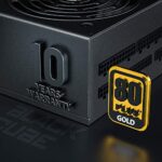 ARESGAME Power Supply 1000W 80+ Gold Fully Modular PSU - Image 3