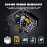 ARESGAME 1300W ATX 3.0 PCIE 5.0 Power Supply, 80 Plus Gold Certified - Image 2