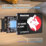 Bestoss 256GB SSD Internal - 2.5 Inch SATA III State Drive, Up to 550MB/s - Image 2