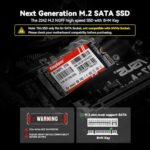 KingSpec 128GB M.2 SATA 2242 SSD NOT for NVMe Slots, Upgrade for Laptop/Desktop - Image 2