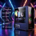 STGAubron Gaming PC Desktop,Intel i7 Xeon E5,RX 550 4G,16G RAM,512G SSD - Image 3