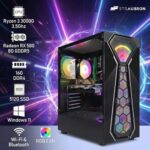 STGAubron Gaming PC Desktop,Athlon 3000G,RX 580 8G,16G DDR4,512G SSD - Image 3
