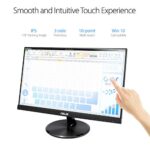 ASUS VT229H 21.5" Monitor 1080P IPS 10-Point Touch Eye Care with HDMI VGA, Black - Image 3