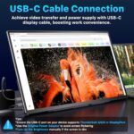Upperizon Portable Monitor 21.5 inch FHD 110% sRGB 120Hz IPS HDR HDMI USB-C - Image 2