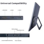 18.5 Inch Large Portable Monitor for Laptop, 120Hz 1080P FHD IPS Portable Travel - Image 3