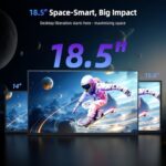 EVICIV Portable Monitor 18.5” 120Hz, 125% sRGB FreeSync 1ms Gaming Monitor - Image 2