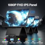 Setclod 23.8" Large Portable Monitor, 1080P FHD 100Hz Laptop Screen Extender - Image 2