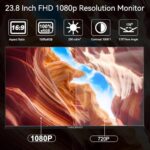 23.8 inch Computer Monitor 1920x1080 Vertical PC Monitor with HDMI VGA AV BNC - Image 2