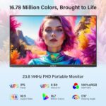 InnoView Large Portable Monitor 23.8inch FHD 1080P 144Hz USB-C - Image 2
