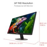Sceptre 24-inch Prime Monitor Thin 1080p LED Monitor 99% sRGB 2x HDMI VGA - Image 2