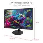 Sceptre E275W-19203R 27 inch1080P LED Monitor 99% sRGB 2X HDMI VGA Build-In - Image 2
