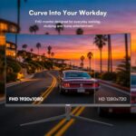 27 Inch Curved Monitor, FHD 1080P 100Hz Computer Display - Image 2