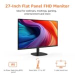 Amazon Basics 27 Inch Monitor, FHD 1080P, 100Hz, IPS, Built-in Speakers - Image 2