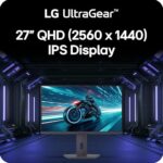 LG 27GS75Q-B 27-inch Ultragear QHD (2560x1440) Gaming Monitor, 180Hz (O/C 200Hz) - Image 2