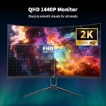 KTC H27S5C 27 Inch Curved Gaming Monitor, 1440P QHD 144Hz Monitor, HDR 400 - Image 2