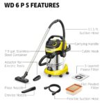 Kärcher Shop Vacuum WD 6 P S, 7.9 Gal, 6.2 Peak HP, 37 ft Reach - Image 2
