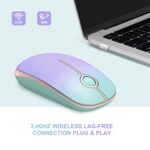Unipows Wireless Mouse-2.4G Slim Portable Computer Mouse with Nano Receiver - Image 2