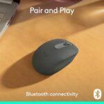 Logitech M196 Compact Ambidextrous Bluetooth Wireless Mouse - Graphite - Image 2